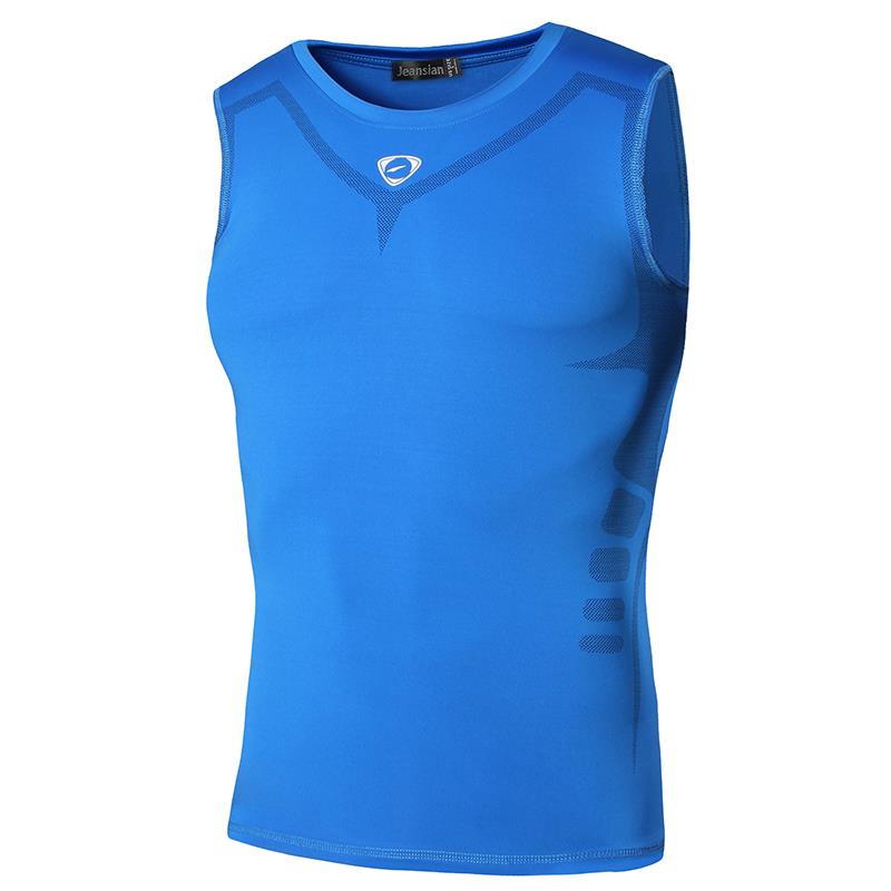 jeansian Men's Quick Dry Sleeveless Sport Tank Tops Shirts Workout Running LSL3306(PLEASE CHOOSE US SIZE)