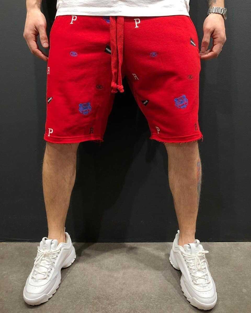 Spring Summer Men Cargo Shorts Relaxed Fit Breeches Bermuda Casual Short Pants Stick a Skin Social Cargo Short Men