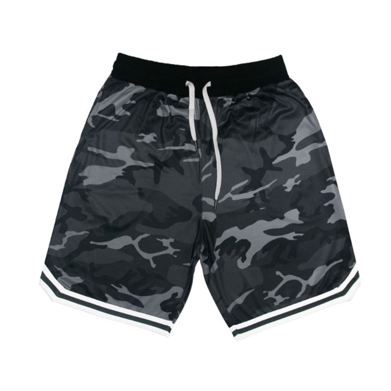 Gyms Men camouflage Compression Fitness Shorts Men Bodybuilding Causal Shorts Male Summer Quick Dry Beach Short Homme
