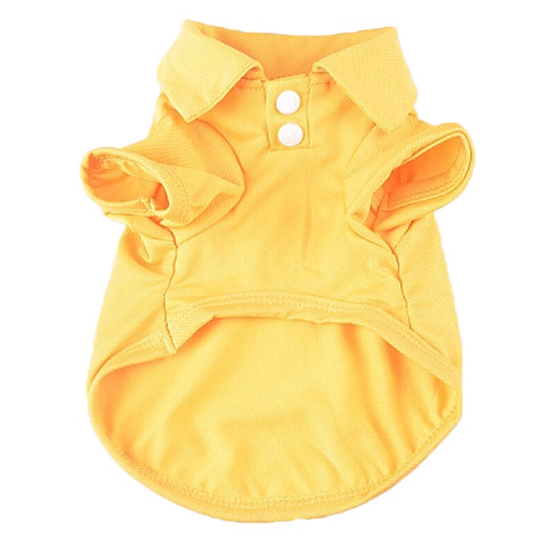 Big Size Candy Color Summer Dog T-shirt Pure Cotton Dog Clothes for French Bulldog Soft Breathable Pet Costume 2020 Fashion