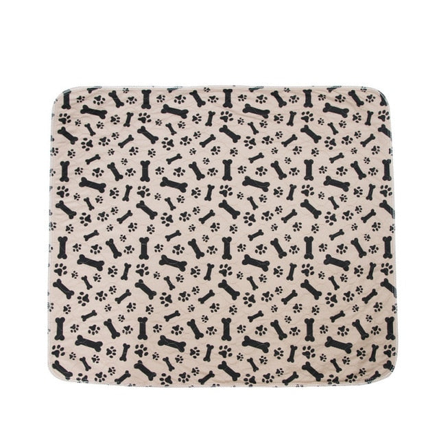 Dropshipping USA Stock Reusable Dog Bed Mats Dog Urine Pad Puppy Pee Fast Absorbing Pad Rug for Pet Training In Car Home Bed