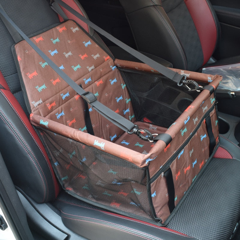 Double Thick Travel Accessories Mesh Hanging Bags Folding Pet Supplies Waterproof Dog Mat Blanket Safety Pet Car Seat Bag