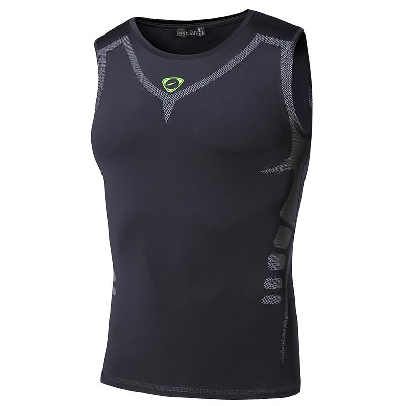 jeansian Men's Quick Dry Sleeveless Sport Tank Tops Shirts Workout Running LSL3306(PLEASE CHOOSE US SIZE)