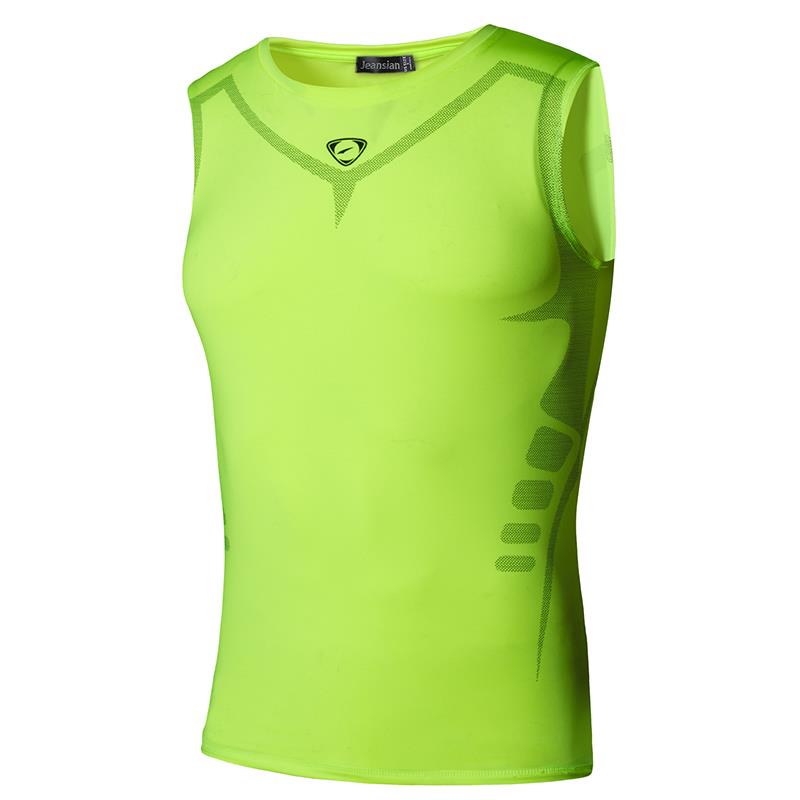 jeansian Men's Quick Dry Sleeveless Sport Tank Tops Shirts Workout Running LSL3306(PLEASE CHOOSE US SIZE)