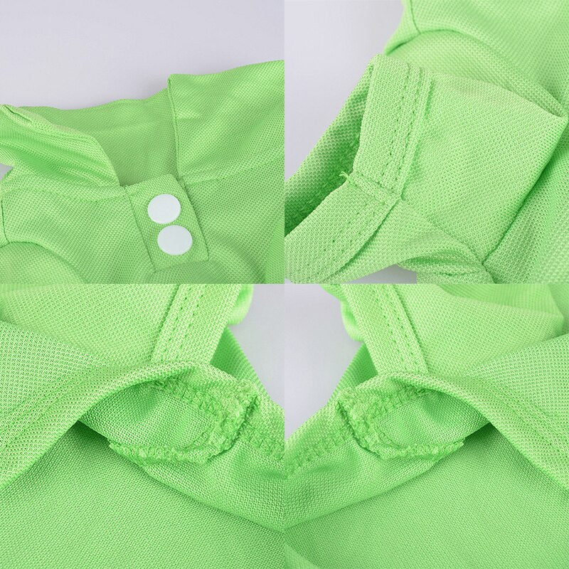 Big Size Candy Color Summer Dog T-shirt Pure Cotton Dog Clothes for French Bulldog Soft Breathable Pet Costume 2020 Fashion