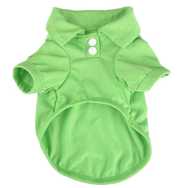 Big Size Candy Color Summer Dog T-shirt Pure Cotton Dog Clothes for French Bulldog Soft Breathable Pet Costume 2020 Fashion