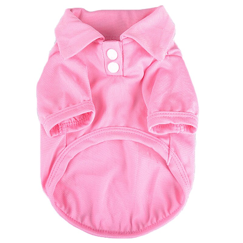 Big Size Candy Color Summer Dog T-shirt Pure Cotton Dog Clothes for French Bulldog Soft Breathable Pet Costume 2020 Fashion
