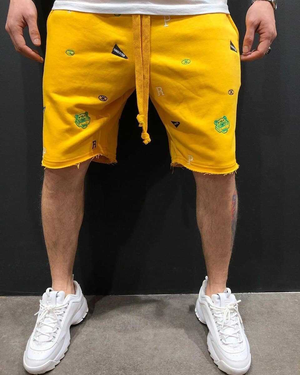Spring Summer Men Cargo Shorts Relaxed Fit Breeches Bermuda Casual Short Pants Stick a Skin Social Cargo Short Men