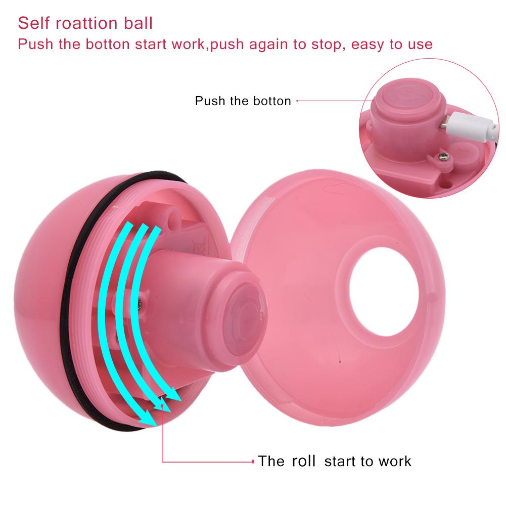 Smart Jumping Ball USB Electric Pet Toys Magic Roller Ball Cat LED Rolling Flash Ball Automatic Rotating Toy For Cat Dog Kids