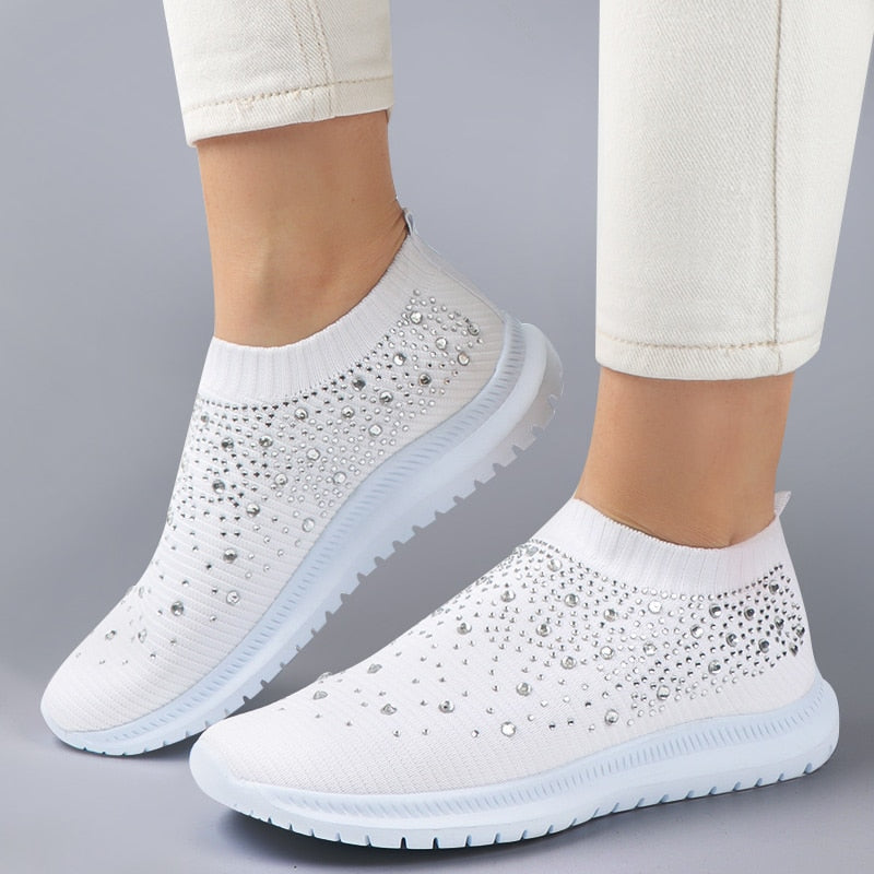 Fashion Sneakers Women Summer Sneaker Femme Comfort Socks Shoes Woman Casual Vulcanized Trainers Soft Sports Shoes Zapatos Mujer
