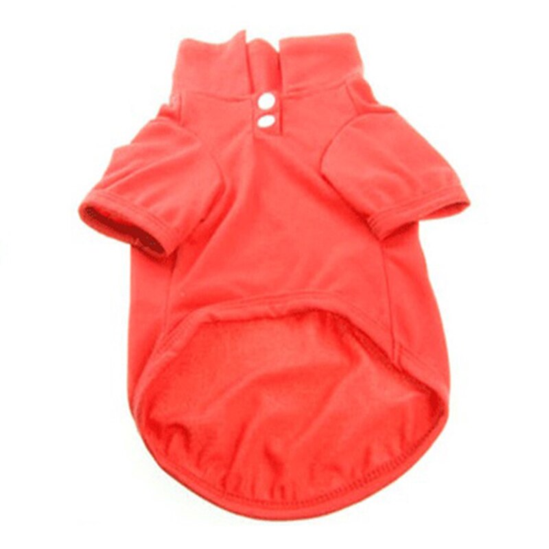 Big Size Candy Color Summer Dog T-shirt Pure Cotton Dog Clothes for French Bulldog Soft Breathable Pet Costume 2020 Fashion