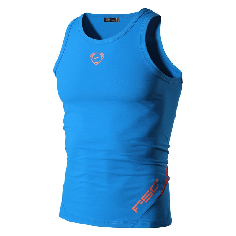 jeansian Men's Quick Dry Sleeveless Sport Tank Tops Shirts Workout Running LSL3306(PLEASE CHOOSE US SIZE)