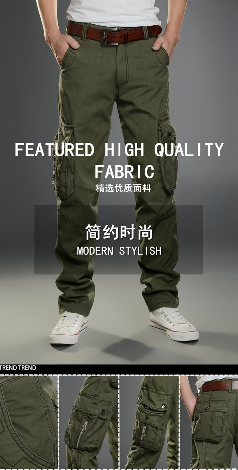 Cargo Pants Men Combat SWAT Army Military Pants Cotton Many Pockets Stretch Flexible Man Casual Trousers Plus Size 28- 38 40