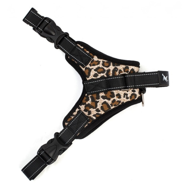 Dog Soft Adjustable Harness Pet Large Dog Walk Out Harness Vest Collar Hand Strap for Small Medium Large Dogs