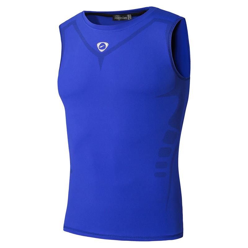 jeansian Men's Quick Dry Sleeveless Sport Tank Tops Shirts Workout Running LSL3306(PLEASE CHOOSE US SIZE)