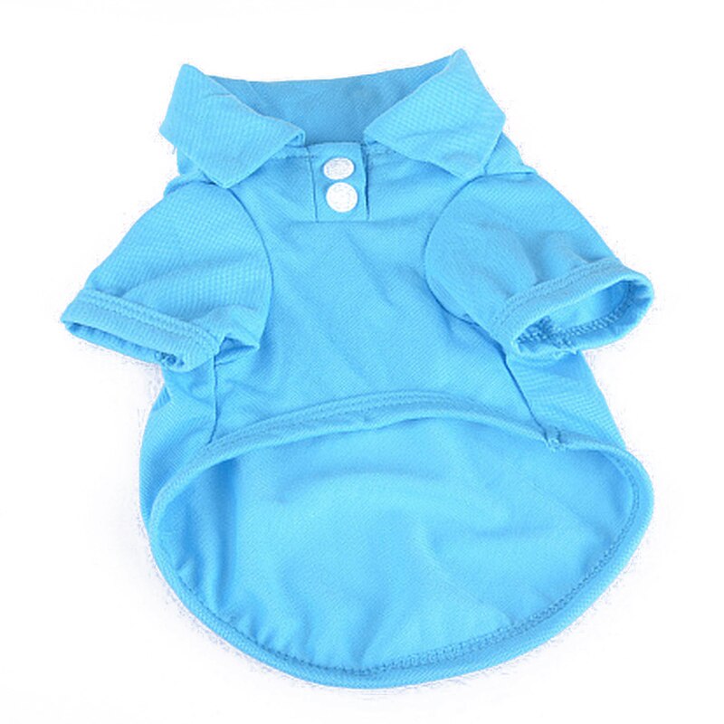 Big Size Candy Color Summer Dog T-shirt Pure Cotton Dog Clothes for French Bulldog Soft Breathable Pet Costume 2020 Fashion