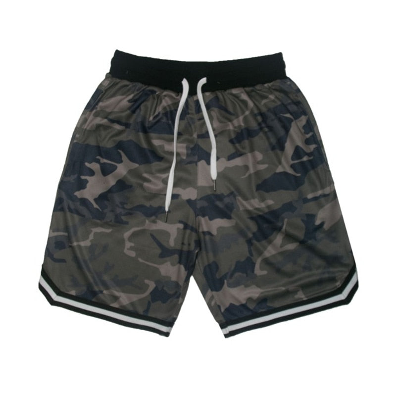 Gyms Men camouflage Compression Fitness Shorts Men Bodybuilding Causal Shorts Male Summer Quick Dry Beach Short Homme