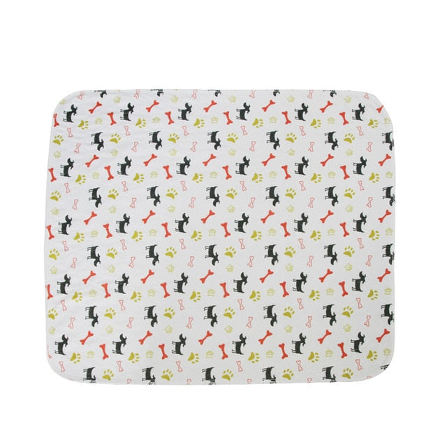 Dropshipping USA Stock Reusable Dog Bed Mats Dog Urine Pad Puppy Pee Fast Absorbing Pad Rug for Pet Training In Car Home Bed