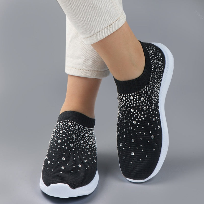 Fashion Sneakers Women Summer Sneaker Femme Comfort Socks Shoes Woman Casual Vulcanized Trainers Soft Sports Shoes Zapatos Mujer