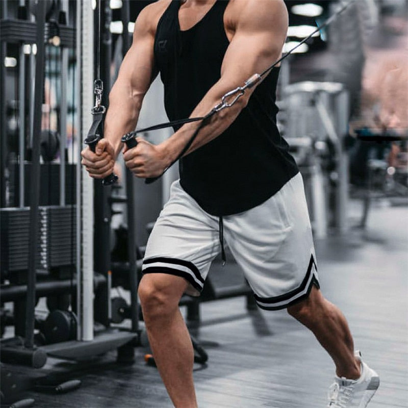 Gyms Men camouflage Compression Fitness Shorts Men Bodybuilding Causal Shorts Male Summer Quick Dry Beach Short Homme