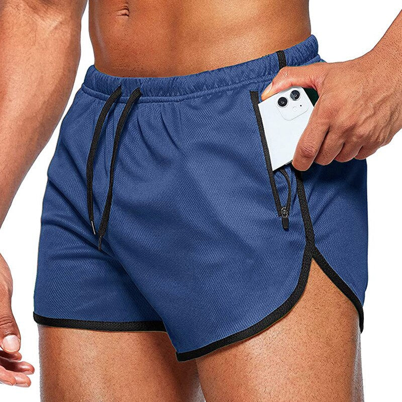 Summer Quick Dry Men's Sports Running Shorts Fitness Beach Short Pants Sportswear Gym Training Workout Shorts Compression Shorts