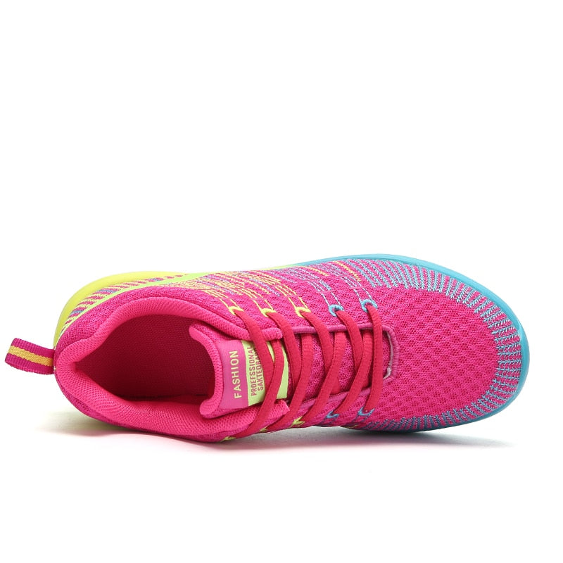Running Shoes Female Sport Shoes Breathable Woman Sneakers Light Mesh Lace-Up Chaussure Femme Women Fashion Sneake Women's Shoes