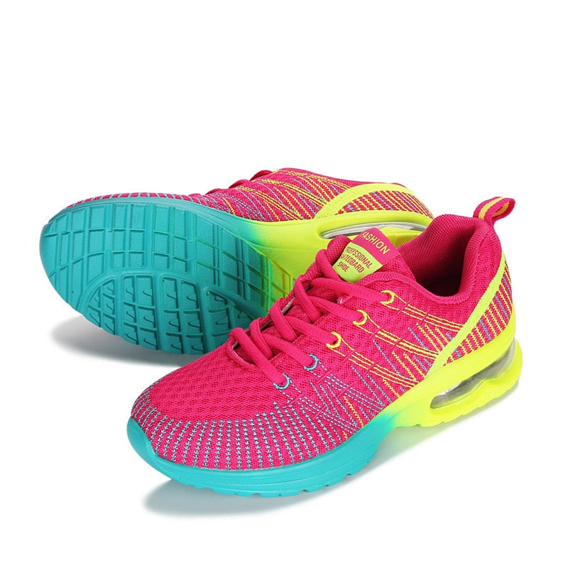 Running Shoes Female Sport Shoes Breathable Woman Sneakers Light Mesh Lace-Up Chaussure Femme Women Fashion Sneake Women's Shoes