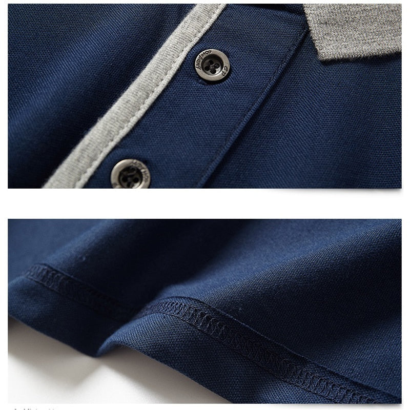 Men Short Polo Shirt Slim Fit Camisa Casual Cotton Summer Short Sleeve Shirt Homme 5XL Plus Size Business Work Tops Shirt