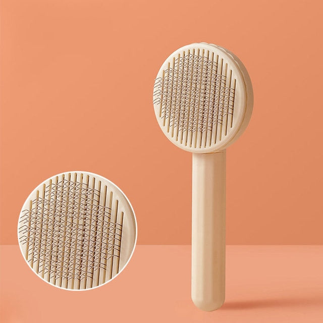 Pet Hair Remover Brush For Cats Dog Hair Remover Brush Pet Hair Shedding Self Cleaning Comb Pet Grooming Tools Pet Comb