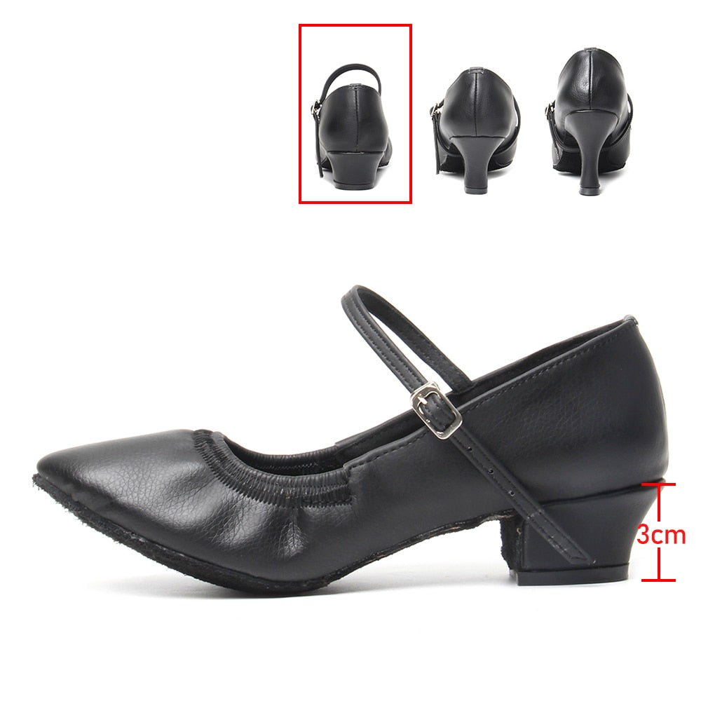 New arrival Brand Modern Dance Shoes Women Girls Dancing Shoes High Heeled Ballroom Latin Dance Shoes For Women 5CM and 7CM Heel