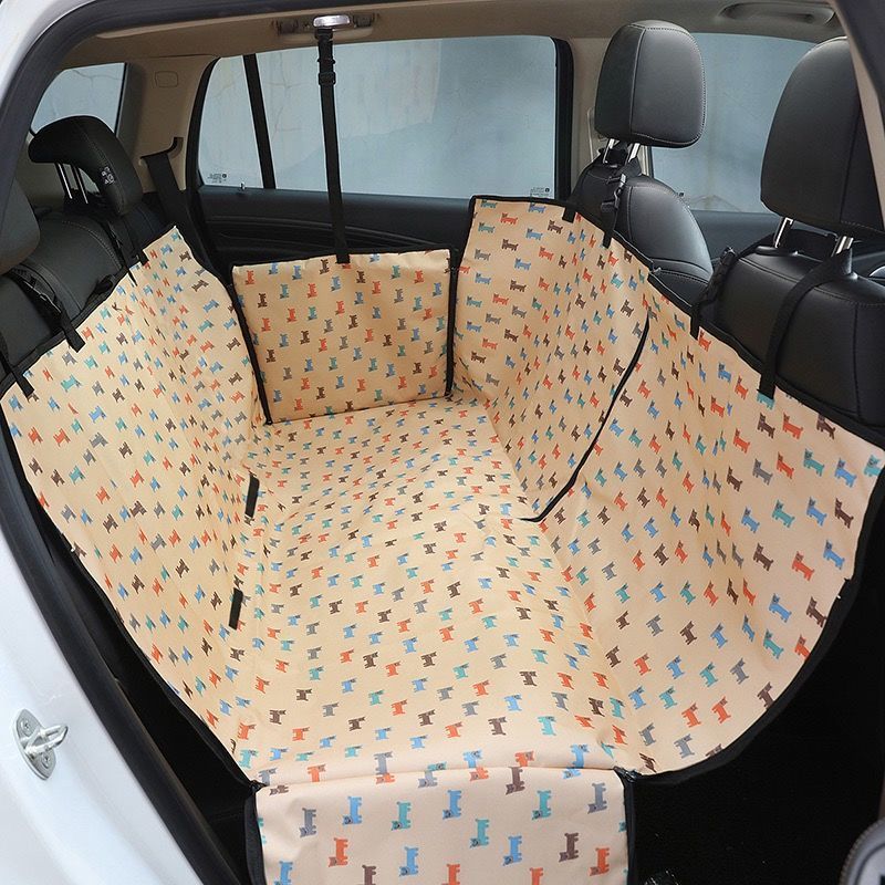 CAWAYI KENNEL Dog Carriers Waterproof Rear Back Pet Dog Car Seat Cover Mats Hammock Protector with Safety Belt Transportin Perro