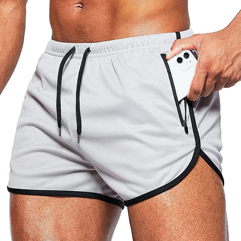 Summer Quick Dry Men's Sports Running Shorts Fitness Beach Short Pants Sportswear Gym Training Workout Shorts Compression Shorts