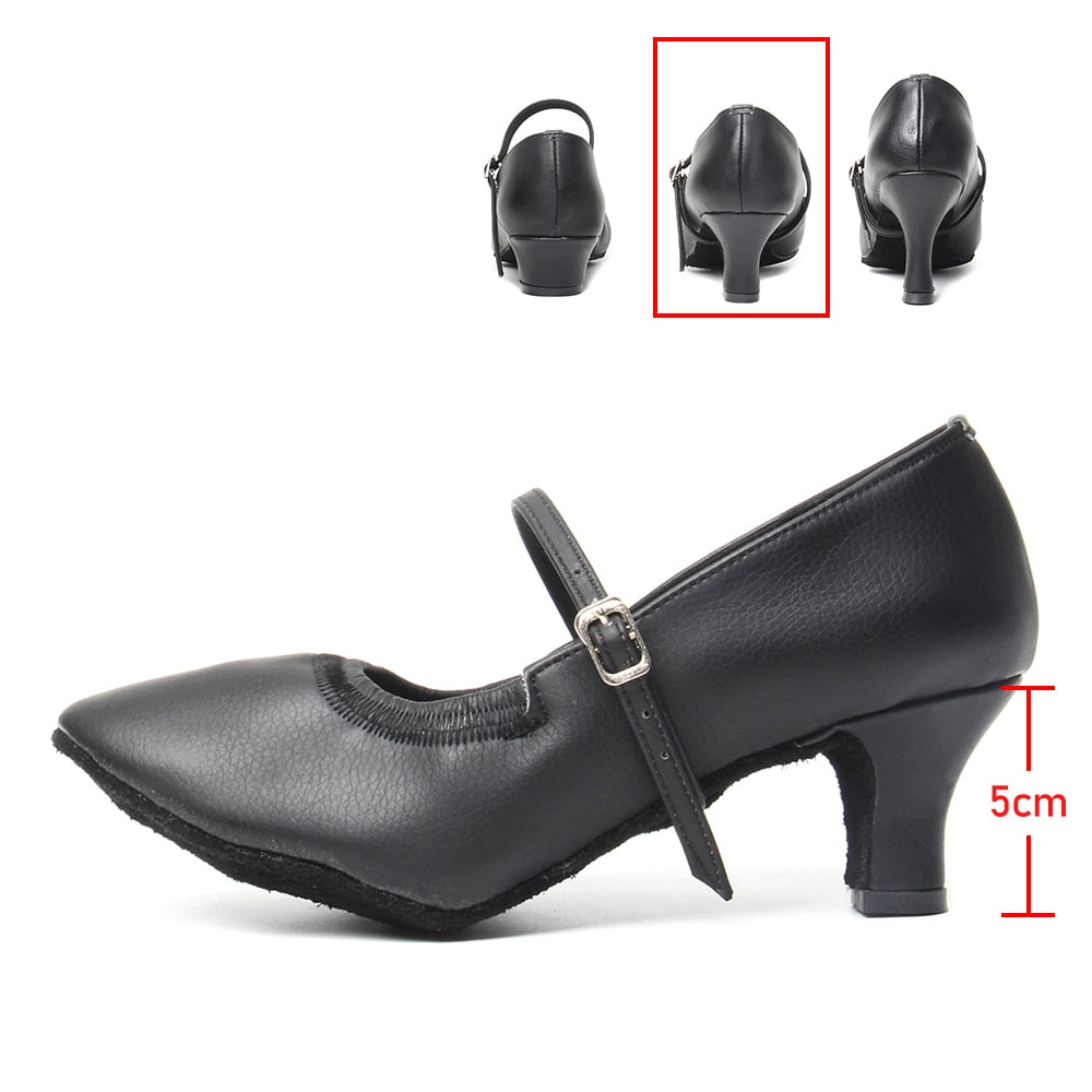 New arrival Brand Modern Dance Shoes Women Girls Dancing Shoes High Heeled Ballroom Latin Dance Shoes For Women 5CM and 7CM Heel