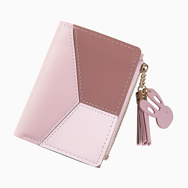 Women’s  Zipper Tassel Colorblack Wallet