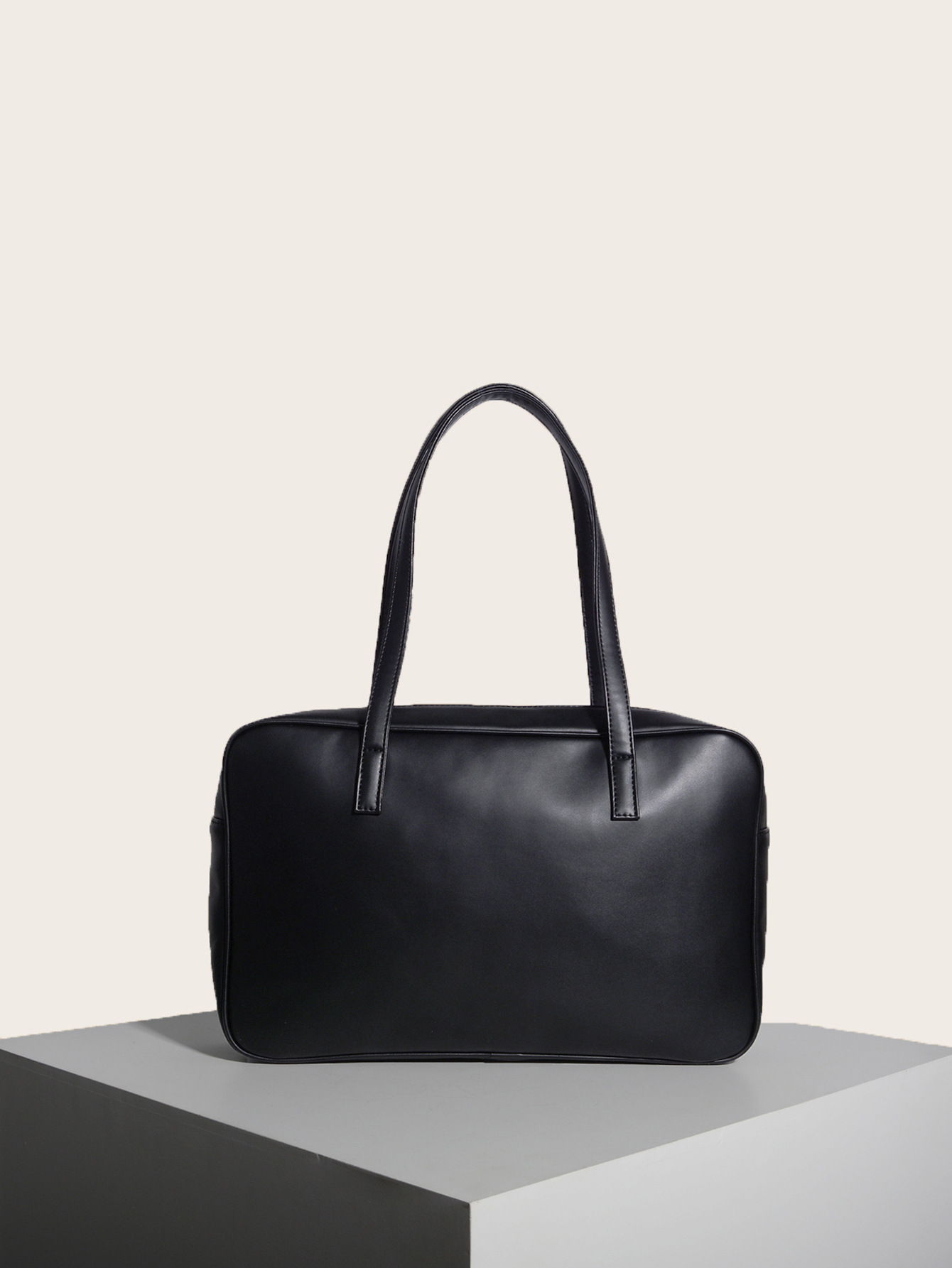 Letter Print Shoulder Bag