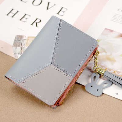 Women’s  Zipper Tassel Colorblack Wallet