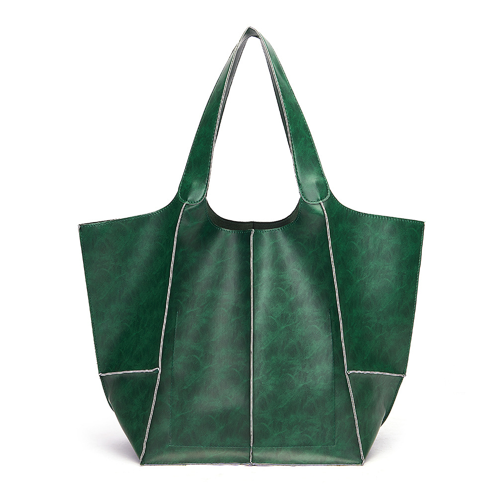 Women's Retro Horizontal Square Tote Bag