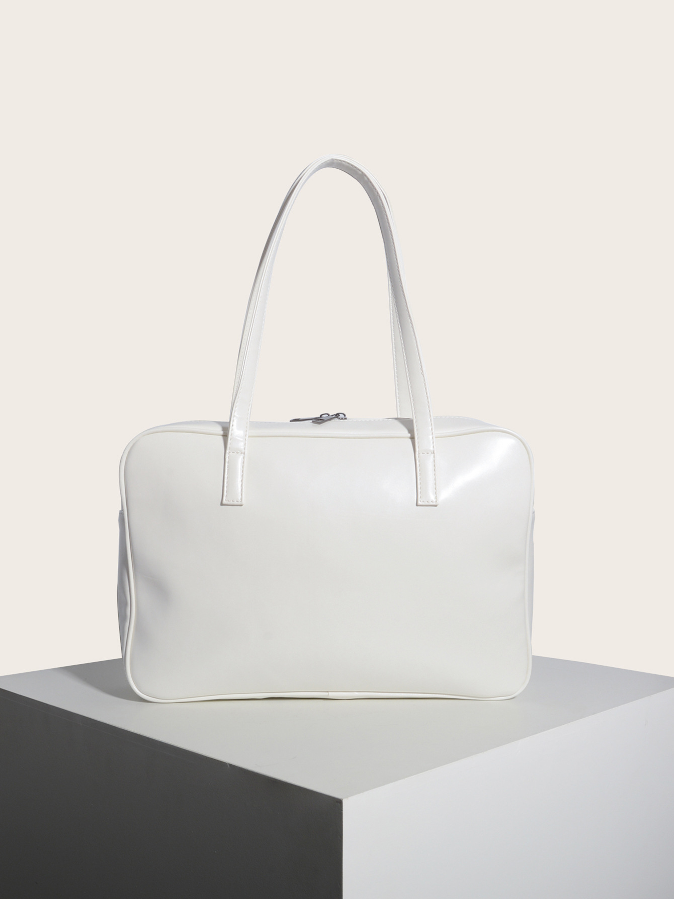 Letter Print Shoulder Bag