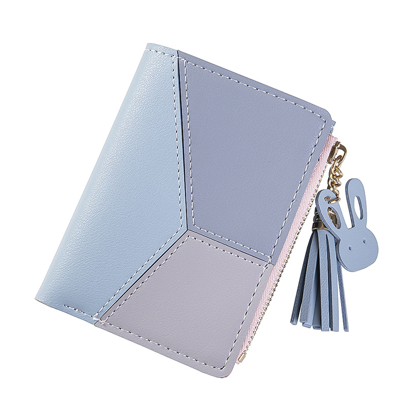 Women’s  Zipper Tassel Colorblack Wallet