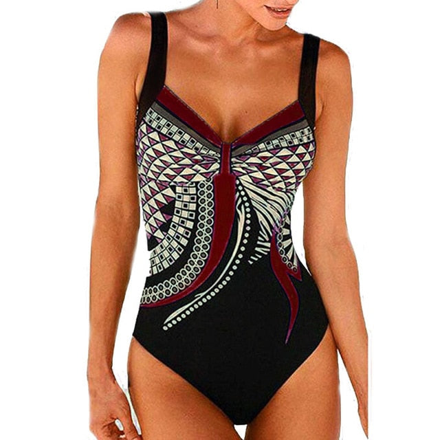 Swimwear Women 2020 One Piece Swimsuit Push Up Sexy Bathing Suit Women Swimming for Beach Wear Monokini Plus Size Swimwear 3XL