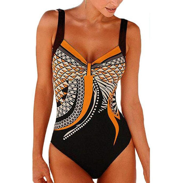 Swimwear Women 2020 One Piece Swimsuit Push Up Sexy Bathing Suit Women Swimming for Beach Wear Monokini Plus Size Swimwear 3XL