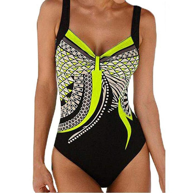 Swimwear Women 2020 One Piece Swimsuit Push Up Sexy Bathing Suit Women Swimming for Beach Wear Monokini Plus Size Swimwear 3XL