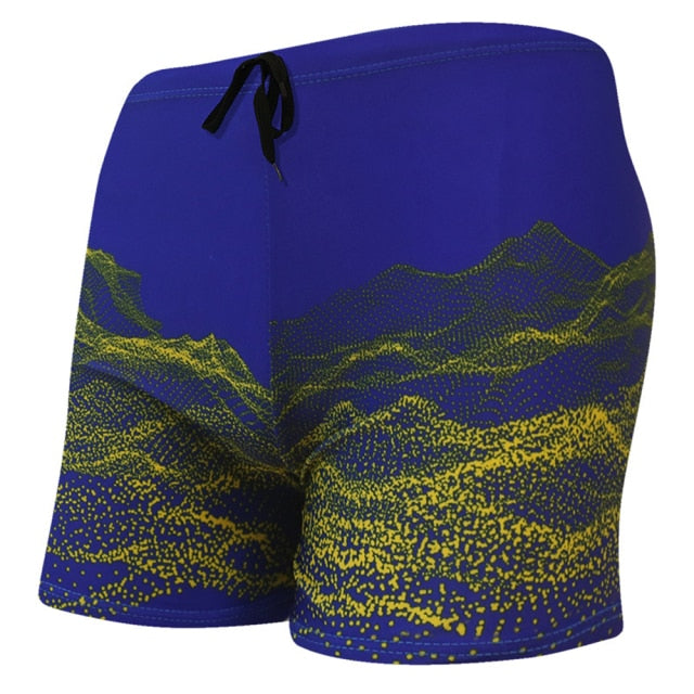 Men's Swimming Trunks Beach Shorts Boxer Briefs Men Male Swim Pool Swimsuit Swimwear Bathing Pants Suit maillot de bain homme