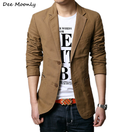 Spring Autumn New Men Blazer Fashion Slim casual blazer for Men Brand Mens suit Designer jacket outerwear men 3 colors