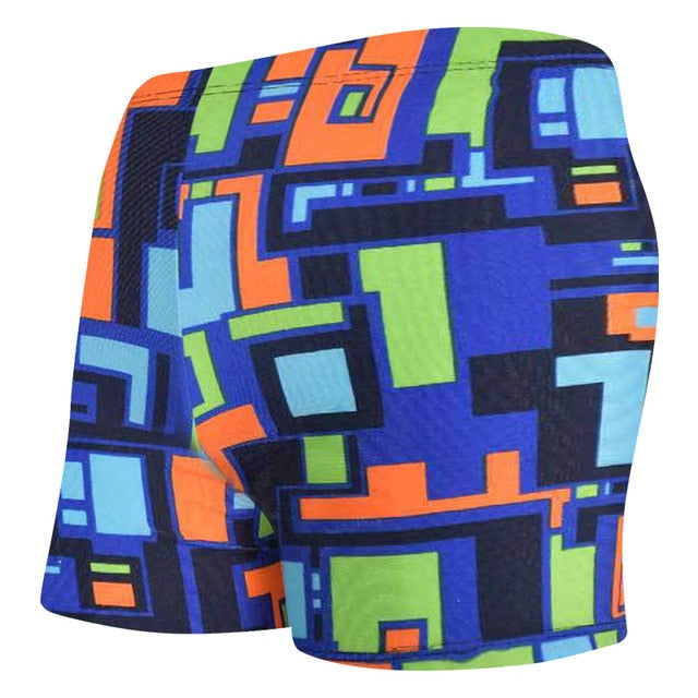 Summer Adult Swimming Trunks Men Swim Trunks Male Printing Boxer Swim Shorts Beach Surf Swimsuit Elastic Bathing Suit Swimwear