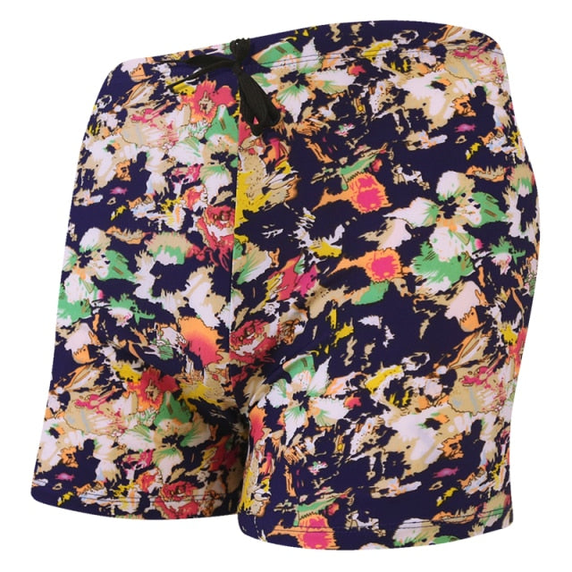 Summer Adult Swimming Trunks Men Swim Trunks Male Printing Boxer Swim Shorts Beach Surf Swimsuit Elastic Bathing Suit Swimwear