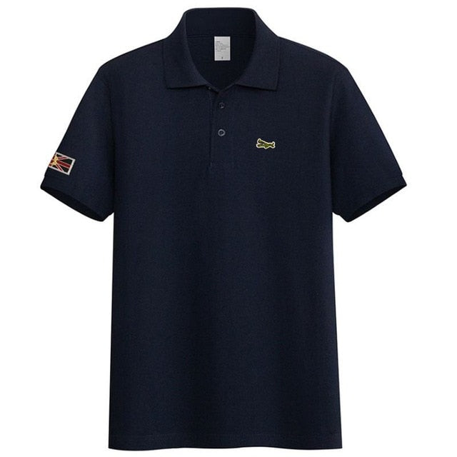 High Quality 2020 New Mens Short Sleeve Polos Shirts Casual-Design Brand Cotton Polos Homme Fashion Summer Sportswear Male Tops