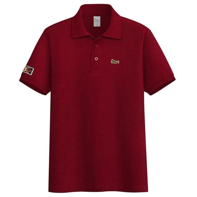 High Quality 2020 New Mens Short Sleeve Polos Shirts Casual-Design Brand Cotton Polos Homme Fashion Summer Sportswear Male Tops