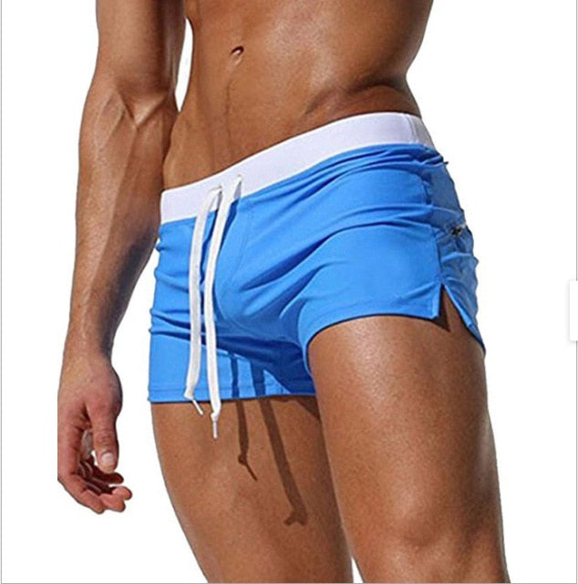 Men's Swimwear Men Swimsuit Maillot De Bain Boy Swim Suits Boxer Shorts Swim Trunks Swimming Surf Badpak Mayo Gay Sungas