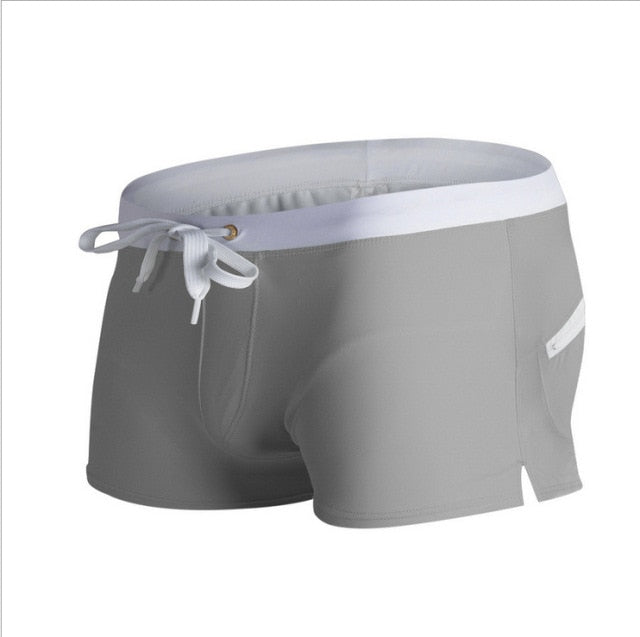 Men's Swimwear Men Swimsuit Maillot De Bain Boy Swim Suits Boxer Shorts Swim Trunks Swimming Surf Badpak Mayo Gay Sungas